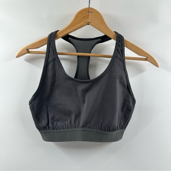 adidas Other - Adidas Women's Charcoal Grey Racerback Sports Bra